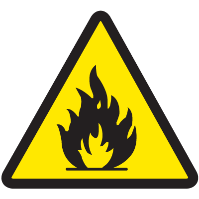 Fire risk warning sign | Featured image for Gas Work License Hydrocarbon on Get Skilled Training.