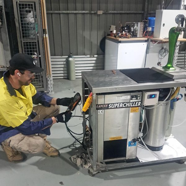 Working on a beverage dispenser - Get Skilled Training